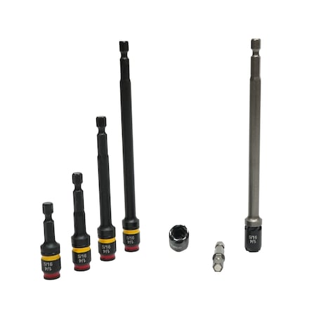 Malco C-RHEX Cleanable, reversible, and Sawtooth Magnetic Hex Driver, 6 Piece Set MALCOMBO7